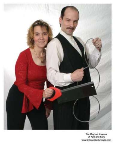 Promo photo for our magic, illusion and comedy show