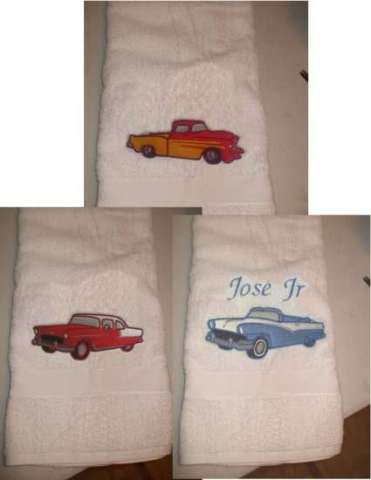 Embroidered Car