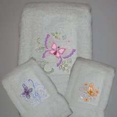 Embroidered Butterflies