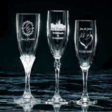 Toasting flutes & goblets