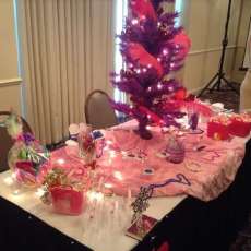 Christmas gift booth