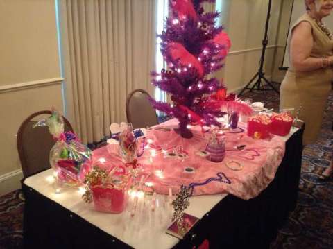 Christmas gift booth