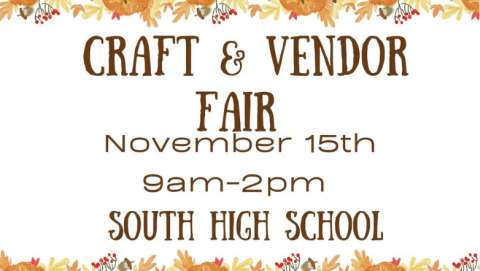 South High Booster Club Fall Craft Fair