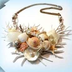 Beach Inspired Assemblage Necklace