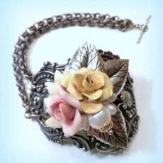 Vintage Inspired Silver bracelet