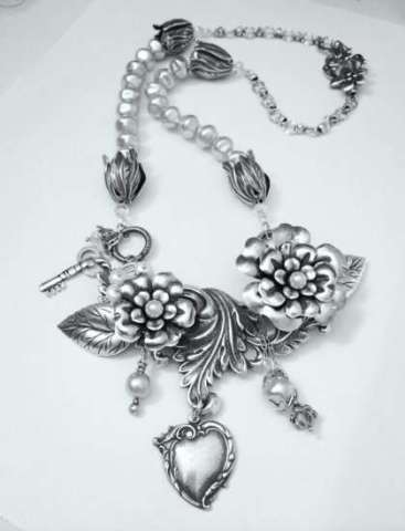 Silver Floral Assemblage