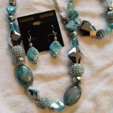 Turquoise and silver