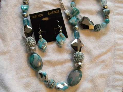 Turquoise and silver