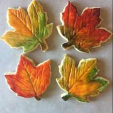 Fall Leaves Sugar Cookies