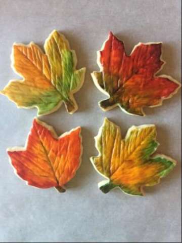 Fall Leaves Sugar Cookies