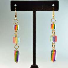 Handmade kiln glass beads