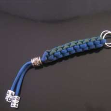 2-Tone Blue Paracord Key Fob