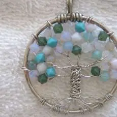 Opalescent Swarovaki Crystal Tree of Life