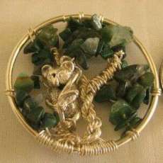 Eucalyptus Tree of Life with Silver Panda