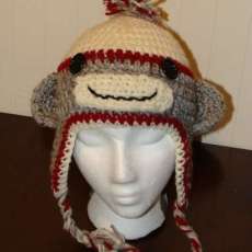 Sock monkey hat