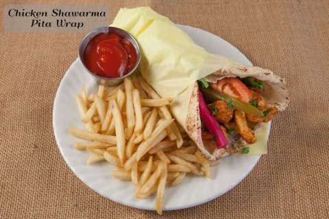 Chicken Shawarma Pita Wrap