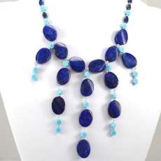 Lapis Statement Necklace