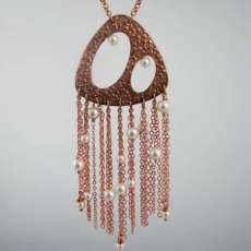 Cascading Copper and Pearls