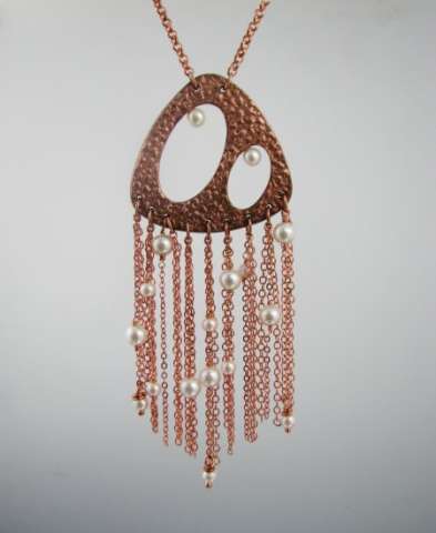 Cascading Copper and Pearls