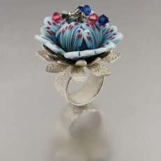 Silver and Polymer Ring