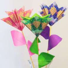 Origami 4 Point Flower Bouquet