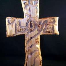 hand crafted cross