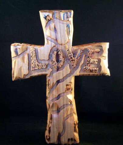 hand crafted cross