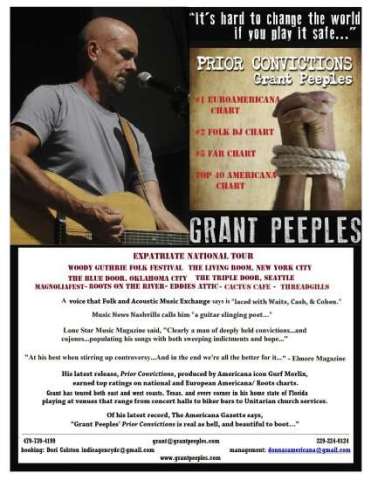 Grant Peeples One Sheet and Bio Side 1