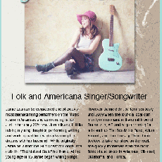 Jamie Lou One Sheet:  The Indie-pendent Agency