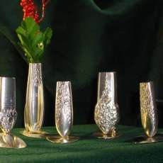 Vintage Silverware Bud Vases