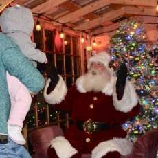 Lamplight Stroll With Santa