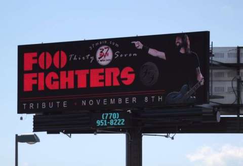 Promotional billboard put up by one of our club promoters