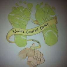 Commissioned for a Daddy's first Fathers Day