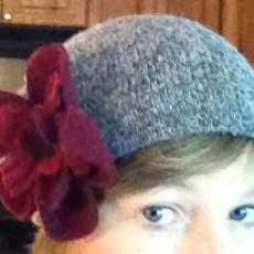 cap hat with flower