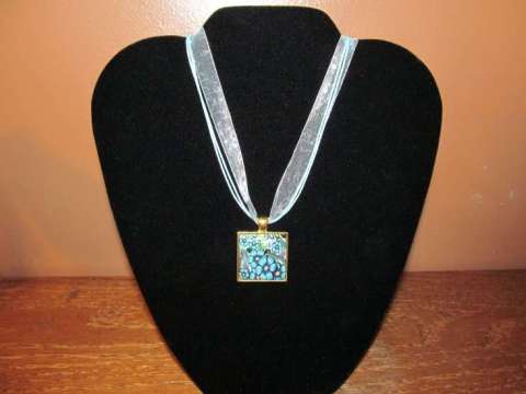 Bold and Beautiful Blue Pendant - Click on photo to enlarge