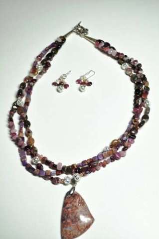 Strands of Tourmaline & Agate