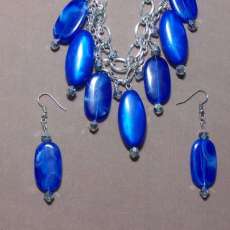 Vintage Blue Bead Set