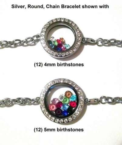 4mm and 5mm birth stones