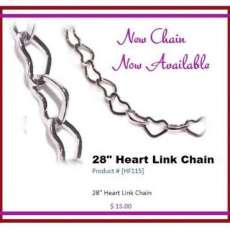 Heart Stainless steel chain