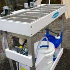 NSF Health Code 4 Bay Sinks for LemonadeFace