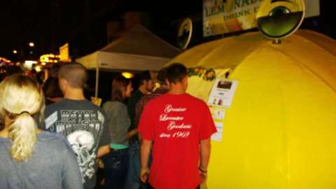 Even People with Red Shirts Love LemonadeFace