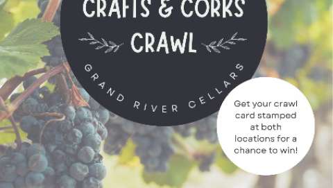 Crafts & Corks Crawl