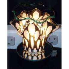 Zebra style Night Light candle warmer/burner
