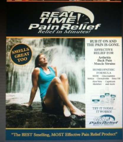 Rub it on- The pain is gone! Most people that have used RTPR have received immediate relief