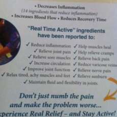 19 natural, anti-inflammatory ingredients, that  will NOT mask pain, BUT heal inflammation, and