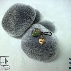 Green Aventurine & Copper Zipper pull