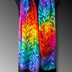 Multicolor Leaf Scarf (#1)