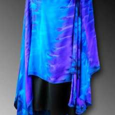 Dark Jewel Tone Ruana (#1511)