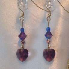 Swarovski crystal earrings