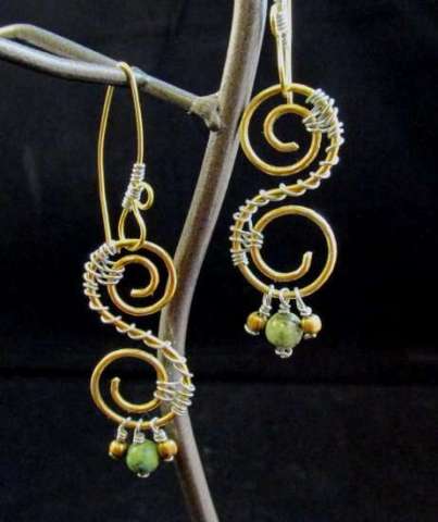 Wire Wrapped Earrings